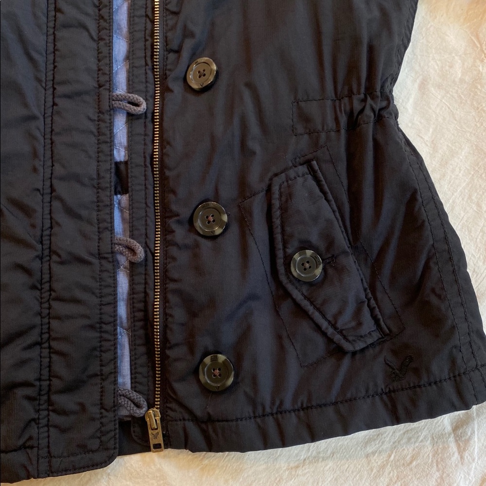 AE black buttoned jacket - Picture 3 of 8
